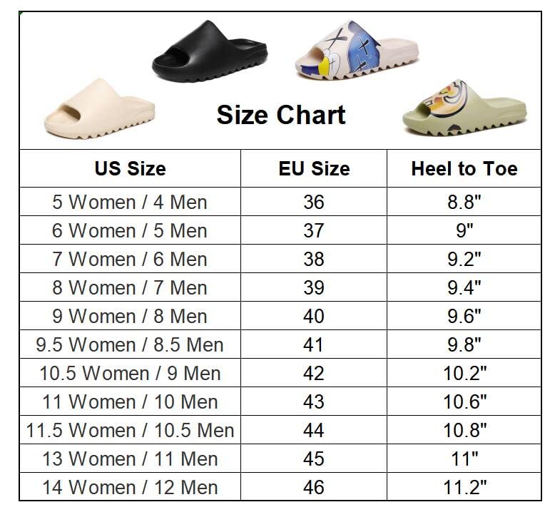 Unisex Slide Sandal Men Women Summer Slippers House Shoes for Adult Couples