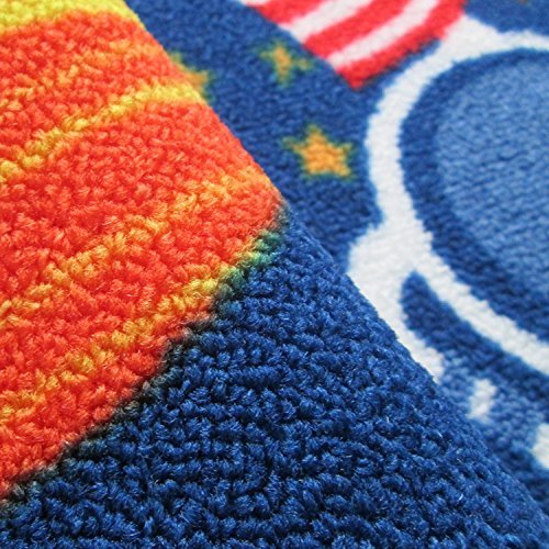 FADFAY Outer Space Kids Rug Cute Kids Room Carpet 39''52''