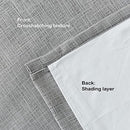 Blackout Window Curtains for Bedroom Living Room, Textured Faux Linen Curtains