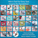 Sewing Machine Presser Foot Kit with Manual, DVD and Storage Case