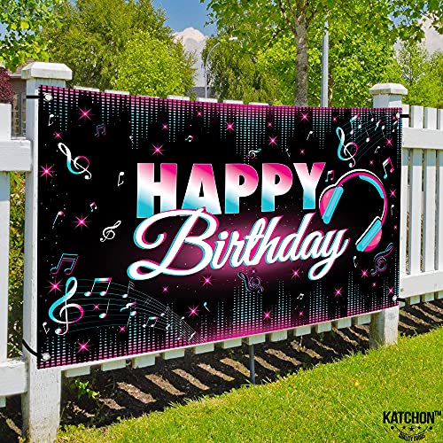 Tik Tok Party Decorations for Girls | Musical Tik Tok Banner for Birthday Girl Backdrop