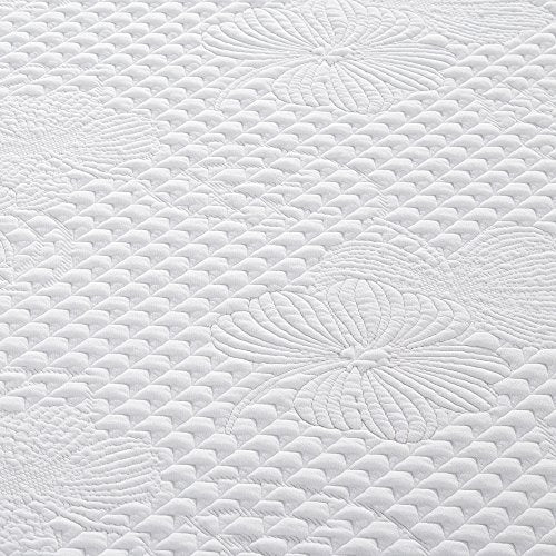 PrimaSleep 10 Inch Wave Gel Infused Memory Foam Mattress,Gray (Twin)