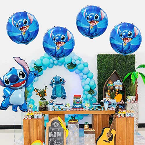 5Pc Lilo and Stitch Balloons, Lilo and Stitch Party Decoration