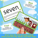Sight Words Flash Cards with Pictures,Motions&Sentences, 220 Dolch Sight Words
