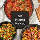 All-Clad HA1 Nonstick Hard Anodized Cookware Set, 5 piece, Black