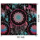 Bohemian Mandala Wall Hanging Tapestry Aesthetic Dreamcatcher Home Decor