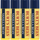 Burt's Bees 100% Natural Moisturizing Lip Balm, Vanilla Bean - 4 Tubes