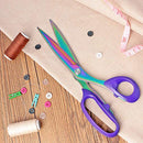 Titanium Coating Fabric Scissors, Professional Tailor Scissors, Ultra-Sharp Stainless Steel Blades