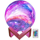 Moon Lamp Galaxy Lamp 5.9 inch 16 Colors LED 3D Moon Light Lava Lamp