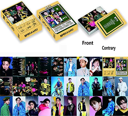 5 Pack/150 Pcs New Lomo Card Greeting Cards, Kpop Merchandise For BTS Gifts