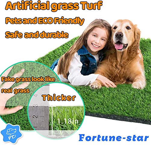 39.3in X 31.5in Artificial Grass Dog Grass Mat and Grass Doormat
