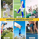 Speed Agility Training Set, Includes Speed Running Parachute, Adjustable Hurdle