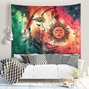 Sun and Moon Tapestry Psychedelic for Bedroom Wall Hanging Room Decor