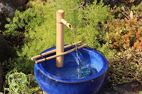 Bamboo Accents Water Fountain & Pump Kit - 12-inch Wide, Adjustable Branch Style