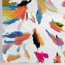 Colorful Brushstrokes Wallpaper. Ecological Paper (No Solvent). Easy to Apply/Remove