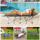Camping Cot, 450LBS(Max Load), Portable Foldable Outdoor Bed with Carry Bag