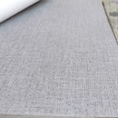 Fabric Peel and Stick Wallpaper Gray Faux Grasscloth Wallpaper Self-Adhesive Linen Wallpaper