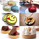 Funshowcase 3-Cavity Large Round Disc Candy Silicone Molds 2-Bundle