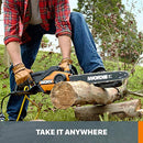 WORX WG303.1 14.5 Amp 16" Electric Chainsaw with Auto-Tension