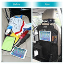Oasser Kick Mats Car Seat Back Protectors Back of Seat Organizers 2 Pack XL