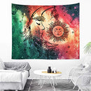 Sun and Moon Tapestry Psychedelic for Bedroom Wall Hanging Room Decor