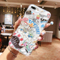 Doodle Graffiti Scribble Minnie Mickey Mouse Cartoon Clear Soft TPU Cover Case
