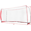 6/8/12 Feet Durable Bow Style Soccer Goal Net with Bag