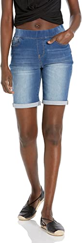 WallFlower Women's Pull on High-Rise Bermuda Shorts