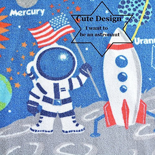 FADFAY Outer Space Kids Rug Cute Kids Room Carpet 39''52''