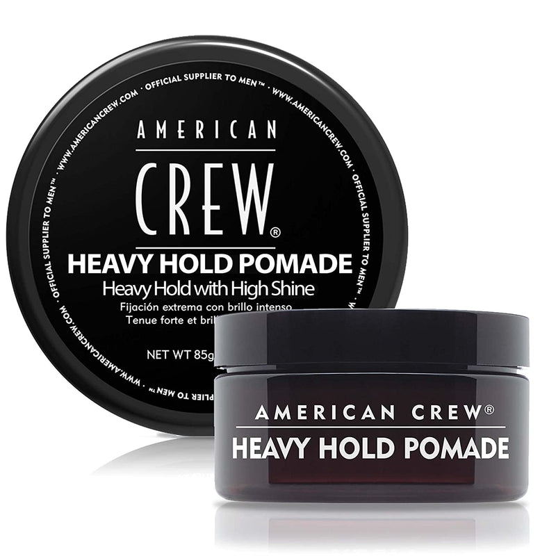 Men's Hair Pomade by American Crew, Heavy Hold with High Shine, 3 Oz