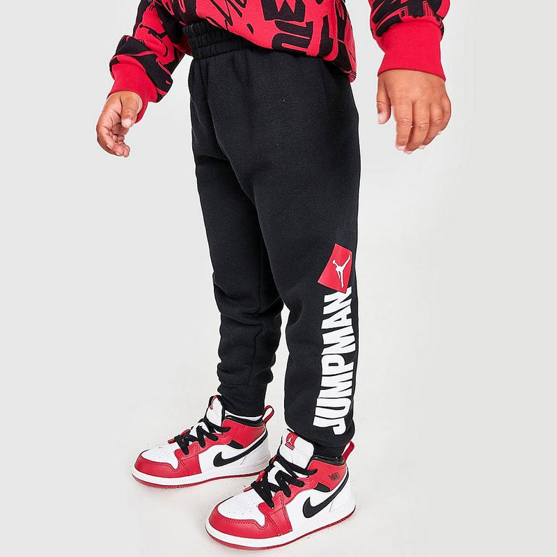 BOYS' TODDLER JORDAN ESSENTIALS FLEECE AOP HOODIE AND JOGGER PANTS SET