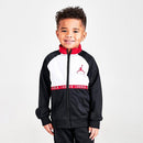 BOYS' TODDLER JORDAN AIR BLOCKED TRICOT TRACK JACKET AND JOGGER PANTS SET
