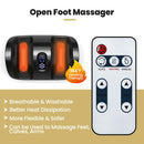 Shiatsu Foot Massager with Kneading and Heat Function - Black