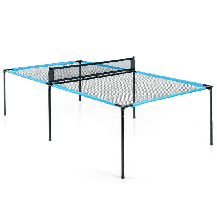 2-In-1 Ping Pong and Table Volleyball Table for Indoor and Outdoor