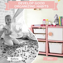 Toddler Truck Storage Organizer with Plastic Bins