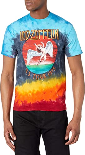 Liquid Blue Men's Led Zeppelin Icarus 1975 T-Shirt