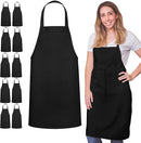 Unisex Apron Bulk Machine Washable for Kitchen Crafting BBQ Drawing Outdoors