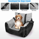 Utotol Dog Car Seat,Puppy Booster Seat Dog Travel Car Carrier Bed with Storage
