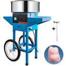 Electric Cotton Candy Floss Maker Machine with Cart Sugar Scoop and Stainless Steel 21