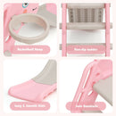 3-in-1 Kids Slide Baby Play Climber Slide Set with Basketball Hoop