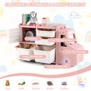 Toddler Truck Storage Organizer with Plastic Bins