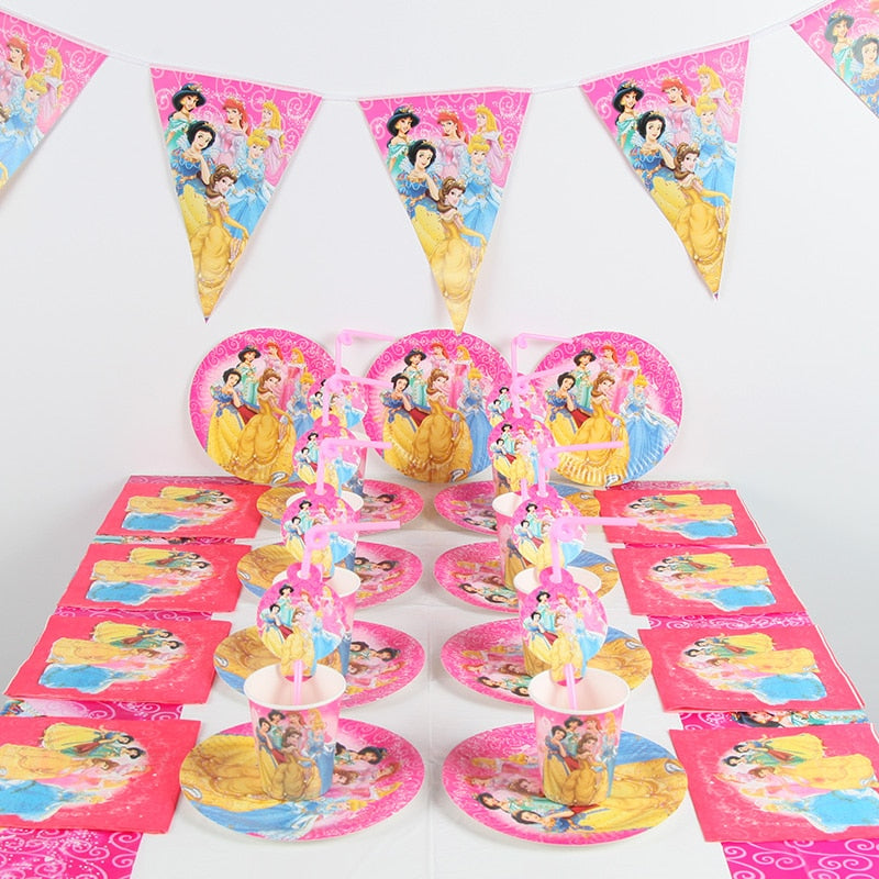 91pcs/lot DISNEY Princess party supplies set