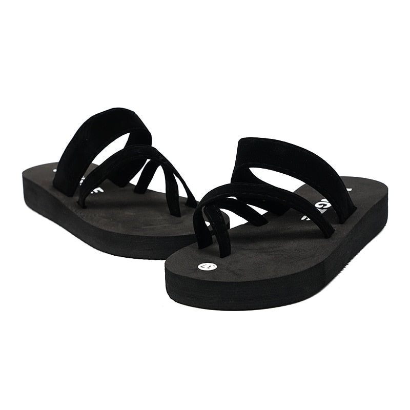 Women Summer Non-slip Platform Shoes Wedges High Heel Woman Outdoor Beach Slippers Sandals