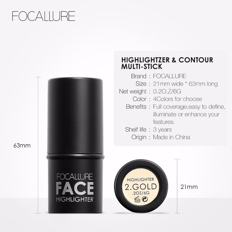 Highlighter Stick Illuminator Brighten Face Easy to Wear Highlight Waterproof