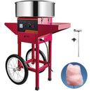 Electric Cotton Candy Floss Maker Machine with Cart Sugar Scoop and Stainless Steel 21