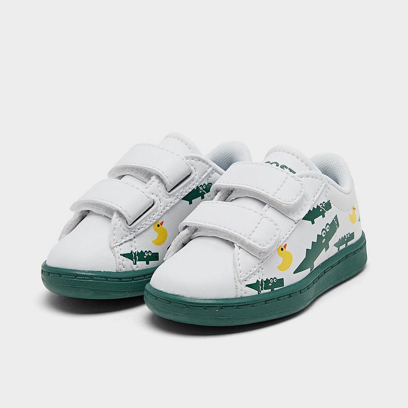 Lacoste Boys' Toddler Carnaby EVO Casual Shoes in White