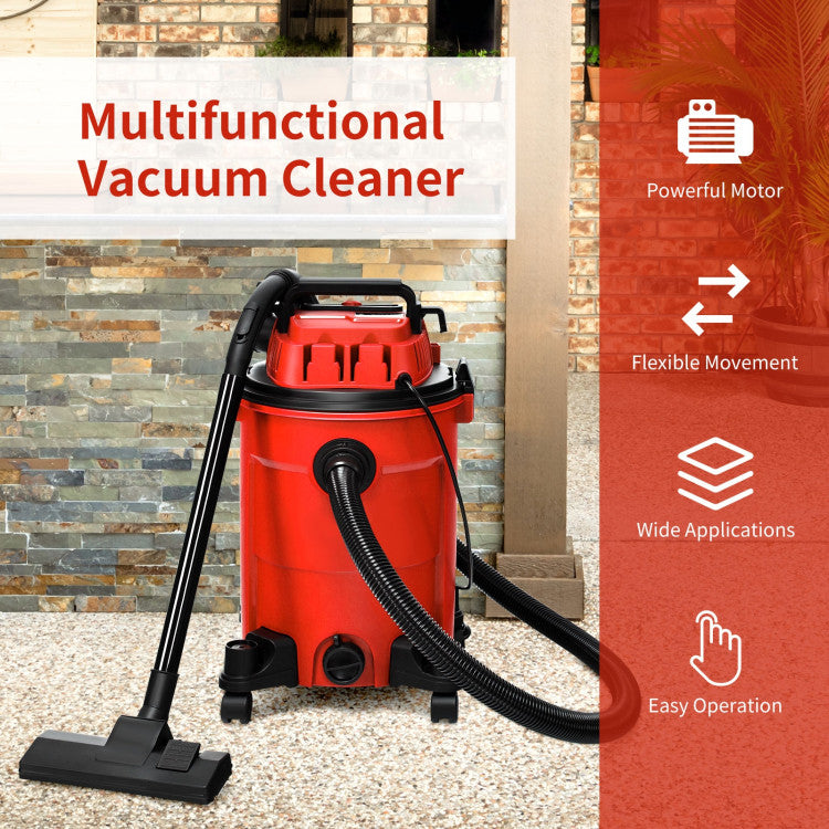 3 in 1 6.6 Gallon 4.8 Peak HP Wet Dry Vacuum Cleaner with Blower