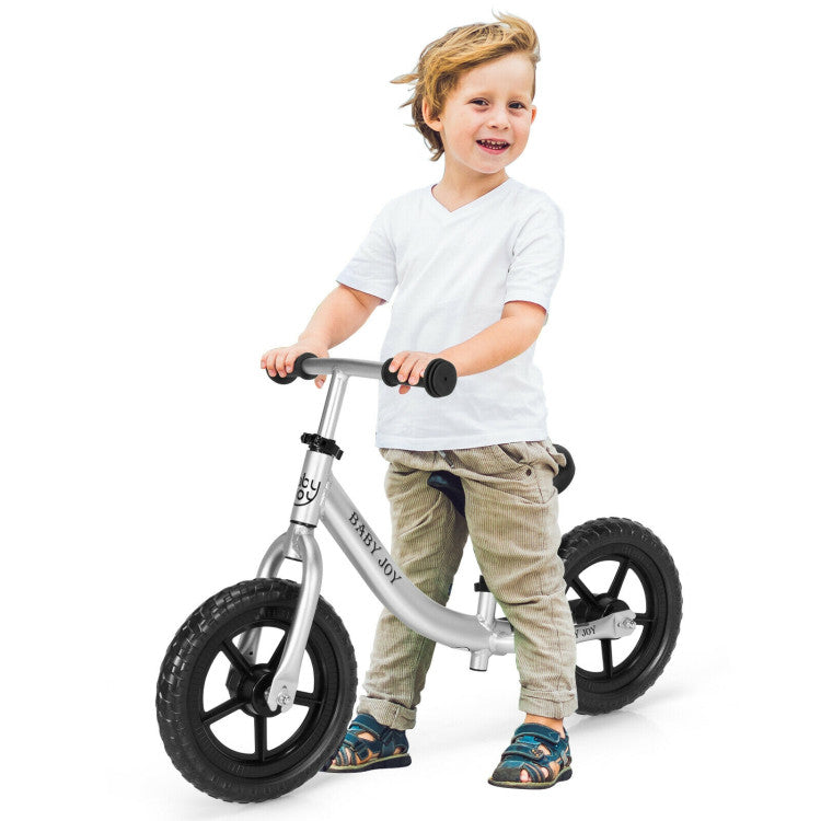 Aluminum Adjustable No Pedal Balance Bike for Kids