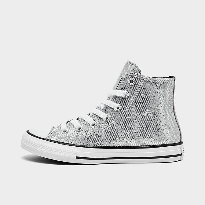 GIRLS' LITTLE KIDS' CONVERSE CHUCK TAYLOR HIGH TOP GLITTER CASUAL SHOES