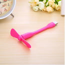 Portable Flexible USB Cooler Mini Cooling Fan Cute Colorful Cooler For Laptop Desktop Computer